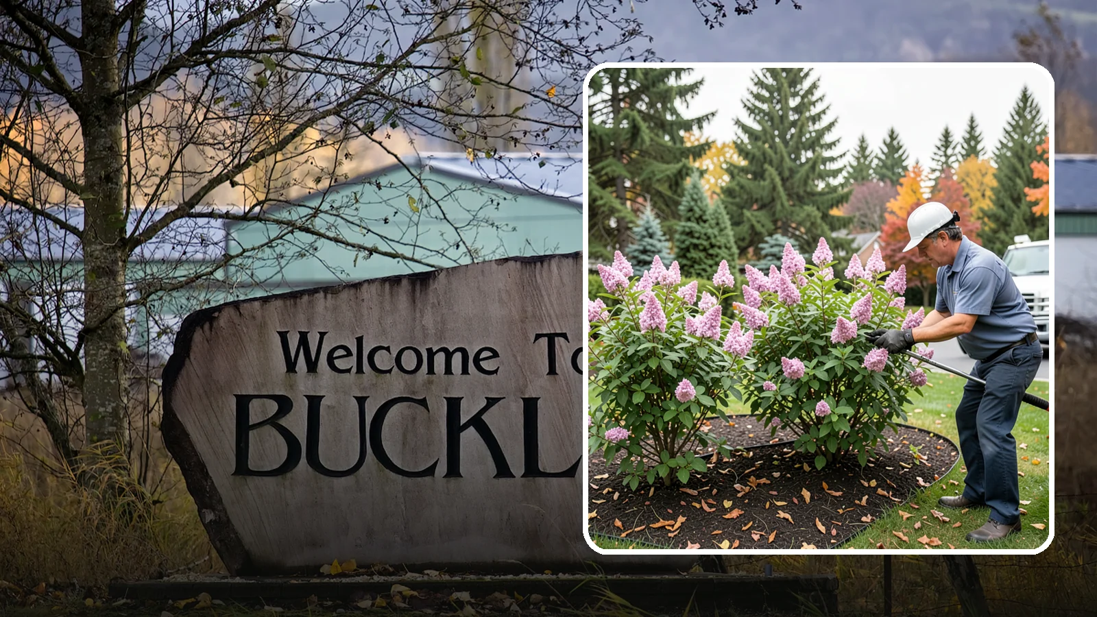 Lilac Pruning in Buckley, Pierce County, WA - Post-bloom pruning of lilacs to renew old canes, remove suckers, and protect next year's fragrant flower buds.