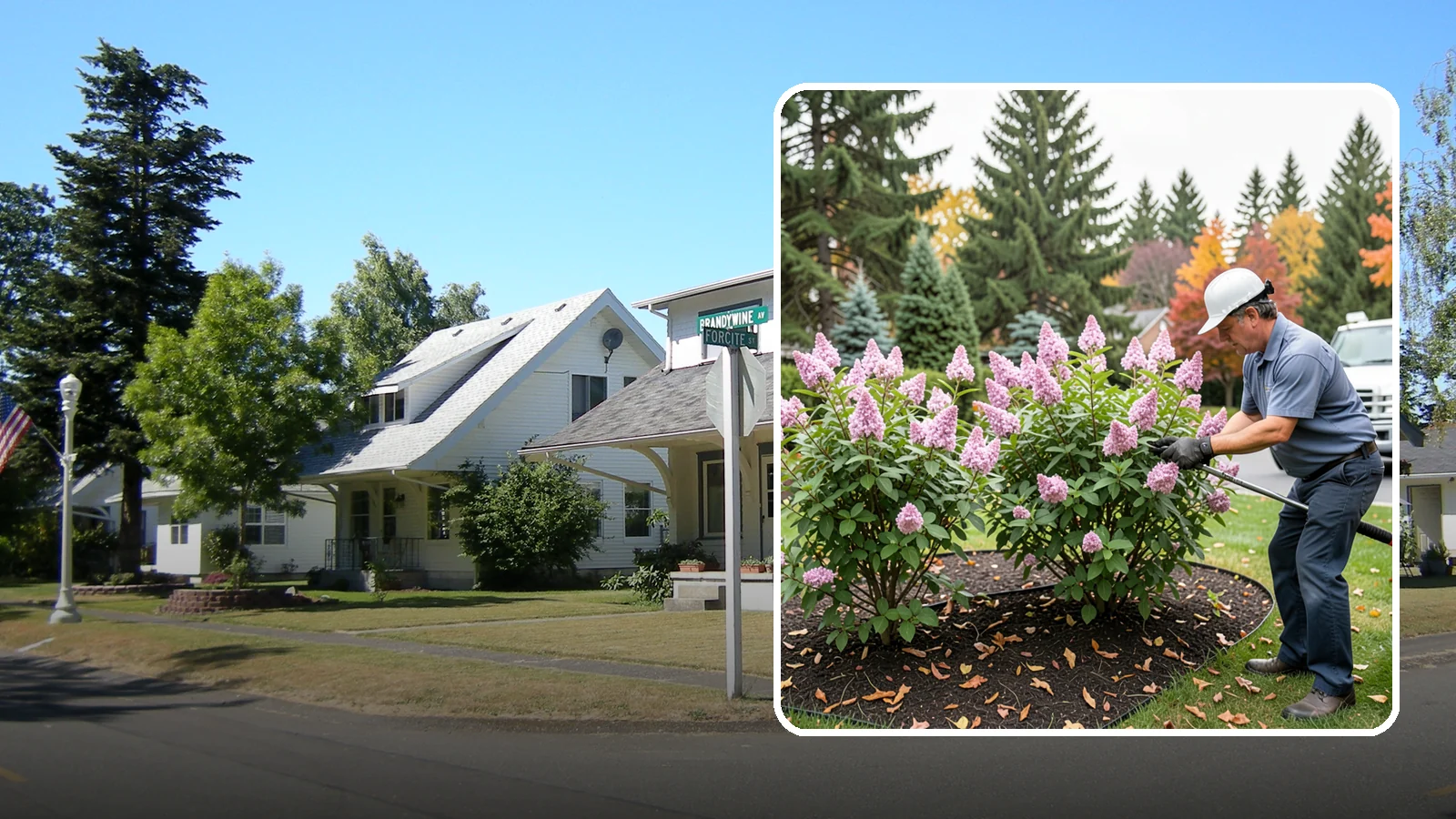 Lilac Pruning in DuPont, Pierce County, WA - Post-bloom pruning of lilacs to renew old canes, remove suckers, and protect next year's fragrant flower buds.