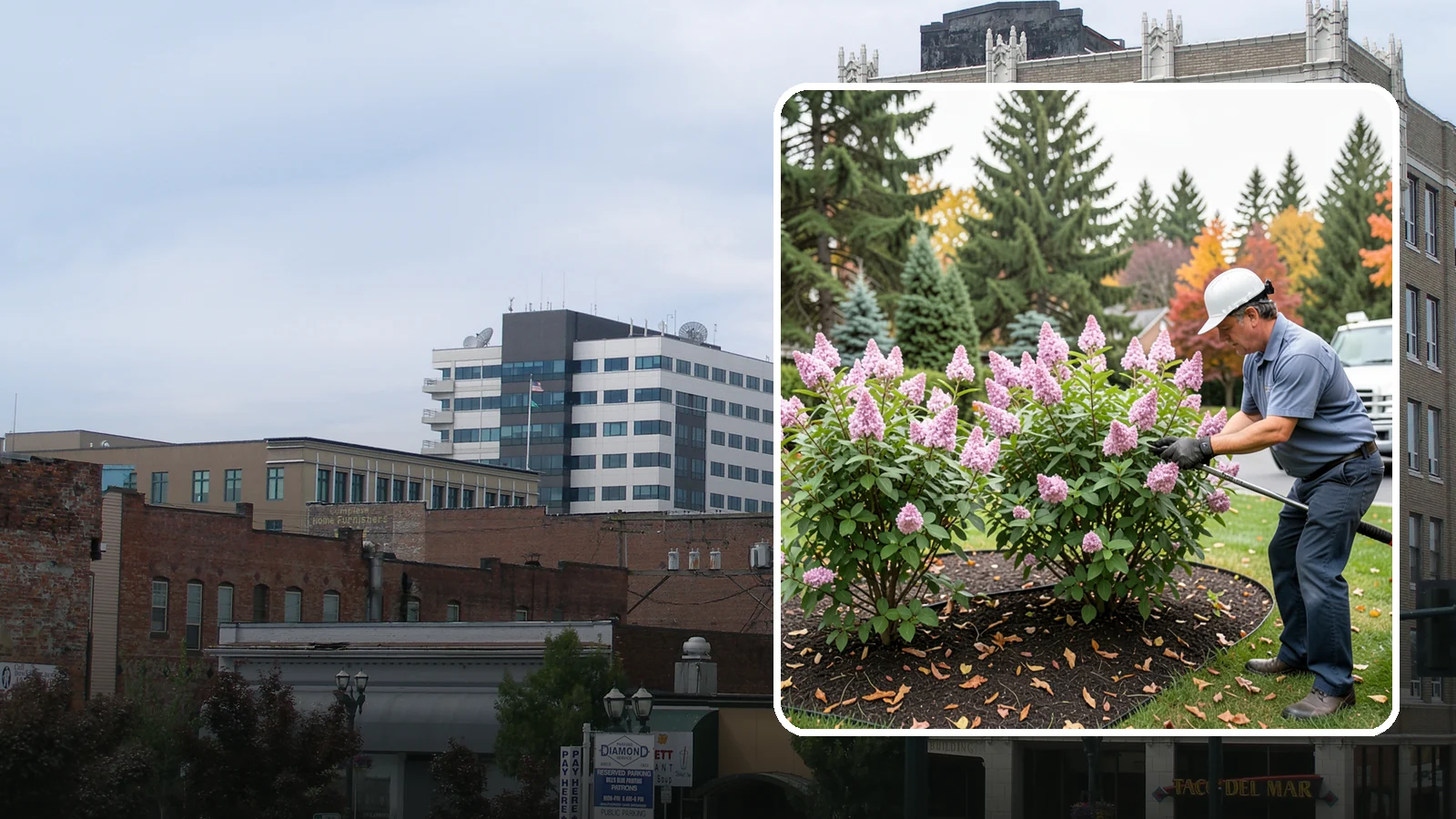 Lilac Pruning in Everett, Snohomish County, WA - Post-bloom pruning of lilacs to renew old canes, remove suckers, and protect next year's fragrant flower buds.