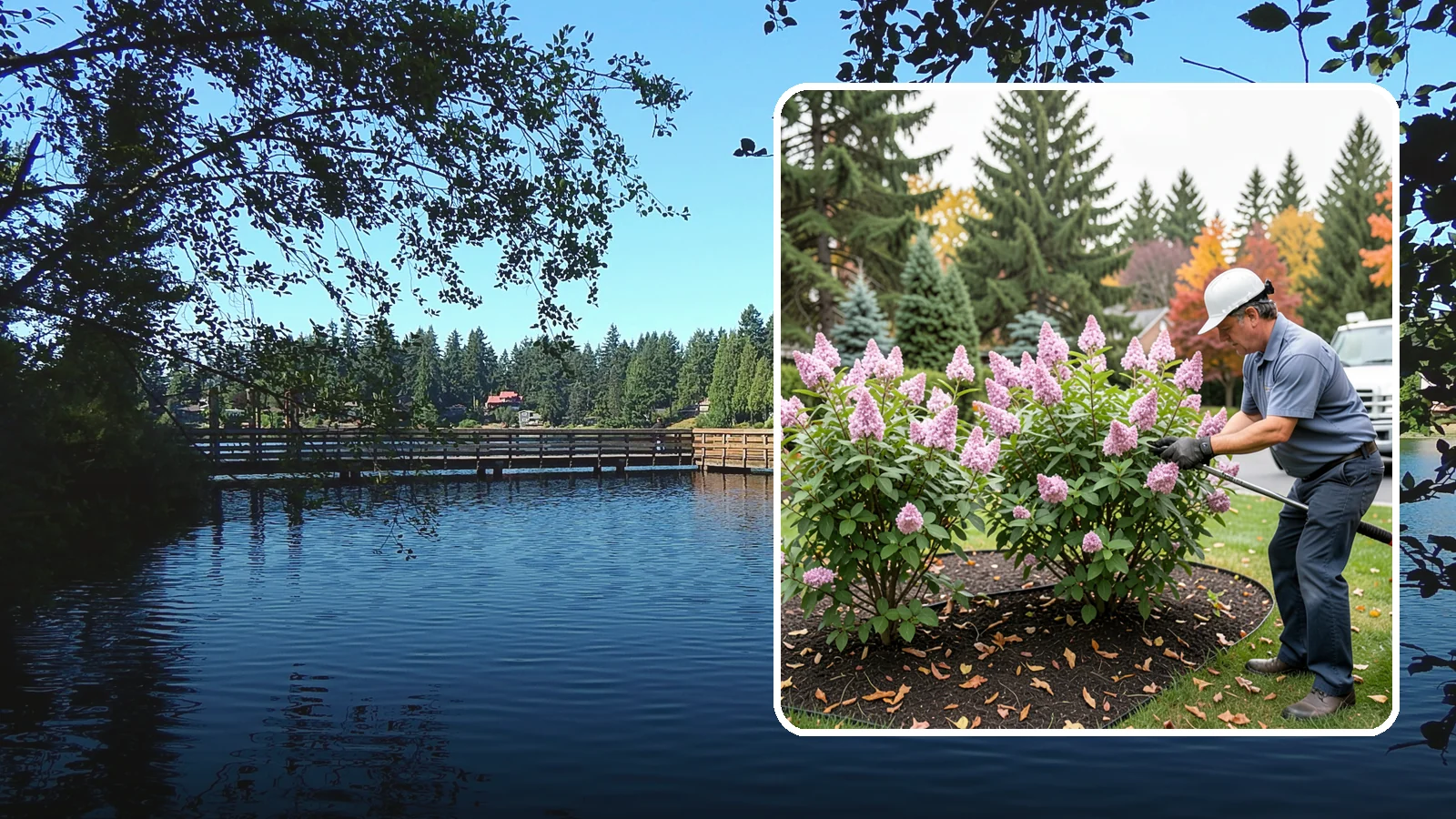 Lilac Pruning in Federal Way, King County, WA - Post-bloom pruning of lilacs to renew old canes, remove suckers, and protect next year's fragrant flower buds.