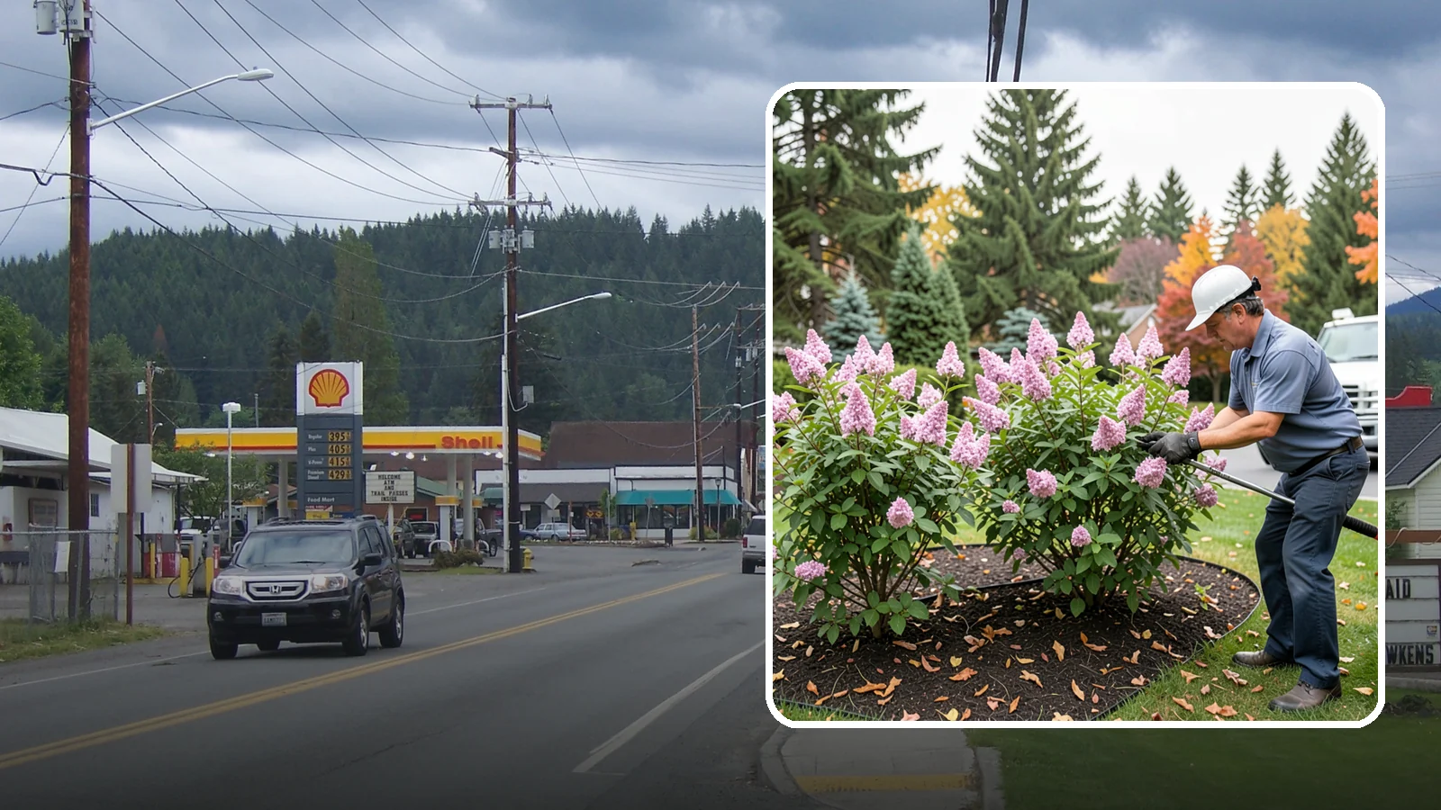 Lilac Pruning in Granite Falls, Snohomish County, WA - Post-bloom pruning of lilacs to renew old canes, remove suckers, and protect next year's fragrant flower buds.