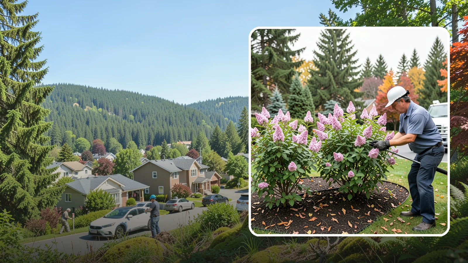 Lilac Pruning in Index, Snohomish County, WA - Post-bloom pruning of lilacs to renew old canes, remove suckers, and protect next year's fragrant flower buds.