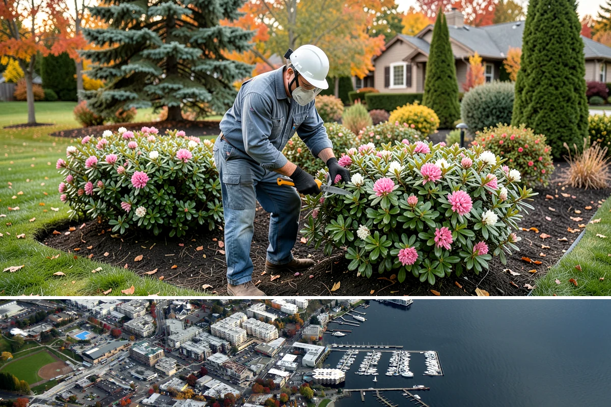 Lilac Pruning in Kirkland, King County, WA - In Western Washington, prune lilacs right after they finish blooming in late spring so the plant has all summer to set buds for...