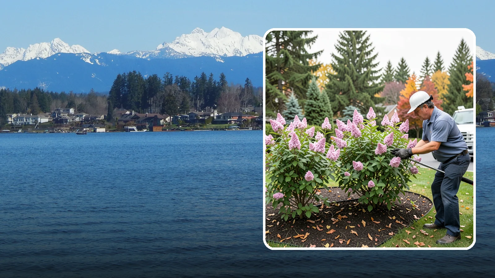 Lilac Pruning in Lake Stevens, Snohomish County, WA - Post-bloom pruning of lilacs to renew old canes, remove suckers, and protect next year's fragrant flower buds.