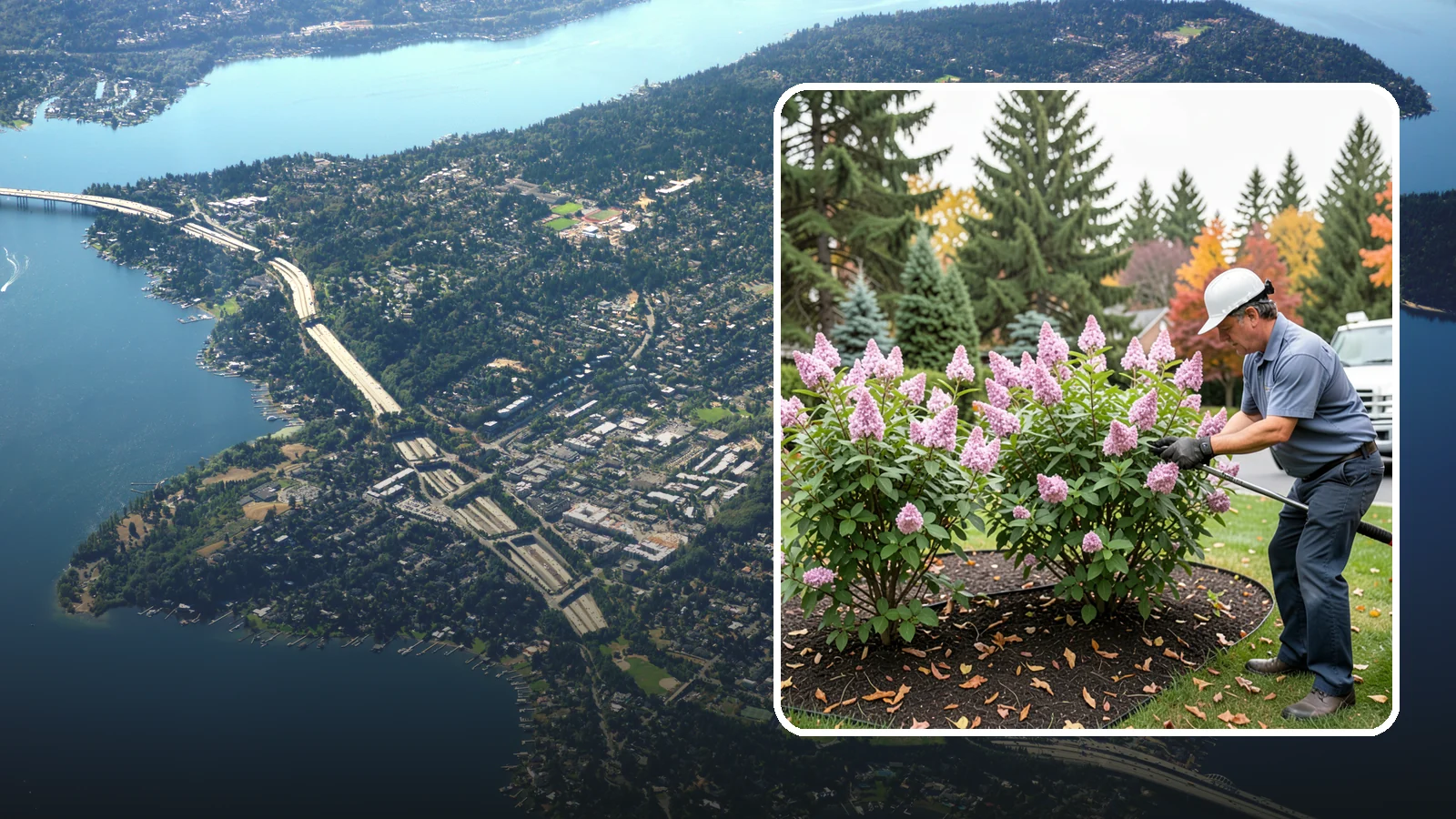 Lilac Pruning in Mercer Island, King County, WA - Post-bloom pruning of lilacs to renew old canes, remove suckers, and protect next year's fragrant flower buds.