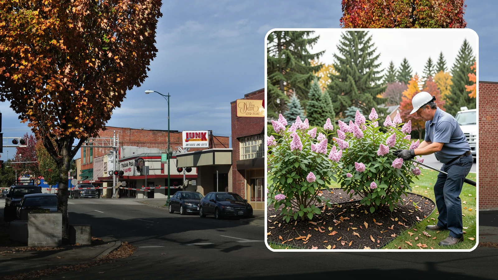 Lilac Pruning in Puyallup, Pierce County, WA - Post-bloom pruning of lilacs to renew old canes, remove suckers, and protect next year's fragrant flower buds.