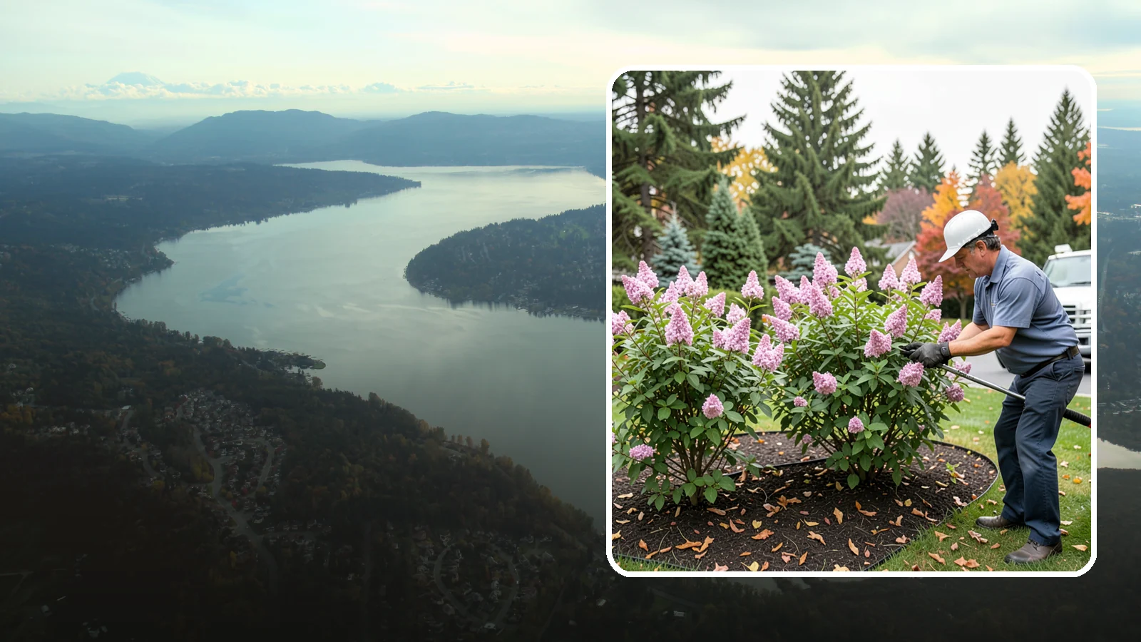 Lilac Pruning in Sammamish, King County, WA - Post-bloom pruning of lilacs to renew old canes, remove suckers, and protect next year's fragrant flower buds.