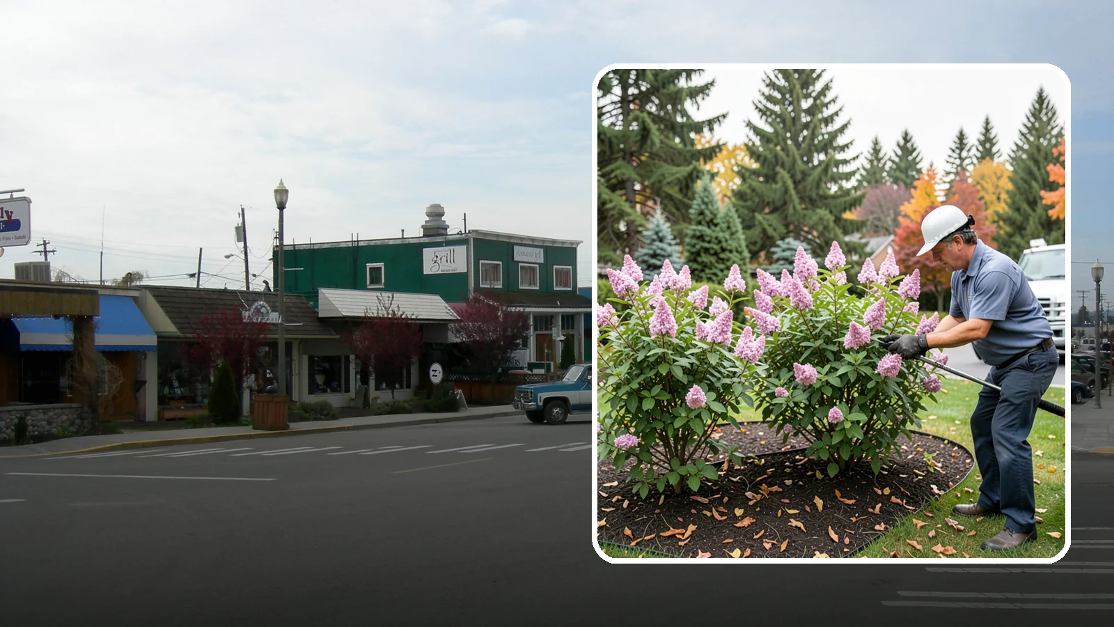 Lilac Pruning in Stanwood, Snohomish County, WA - Post-bloom pruning of lilacs to renew old canes, remove suckers, and protect next year's fragrant flower buds.