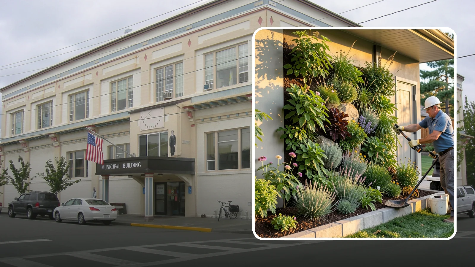 Living Wall Installation in Anacortes, Skagit County, WA - Vertical gardens and green walls that bring lush plantings to walls and fences, indoors or out.