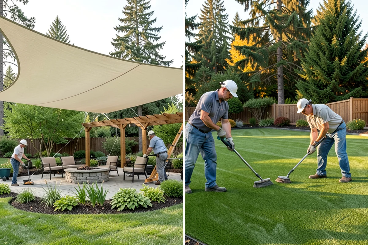 Living Wall Installation in Arlington, Snohomish County, WA - Assess the wall and conditions