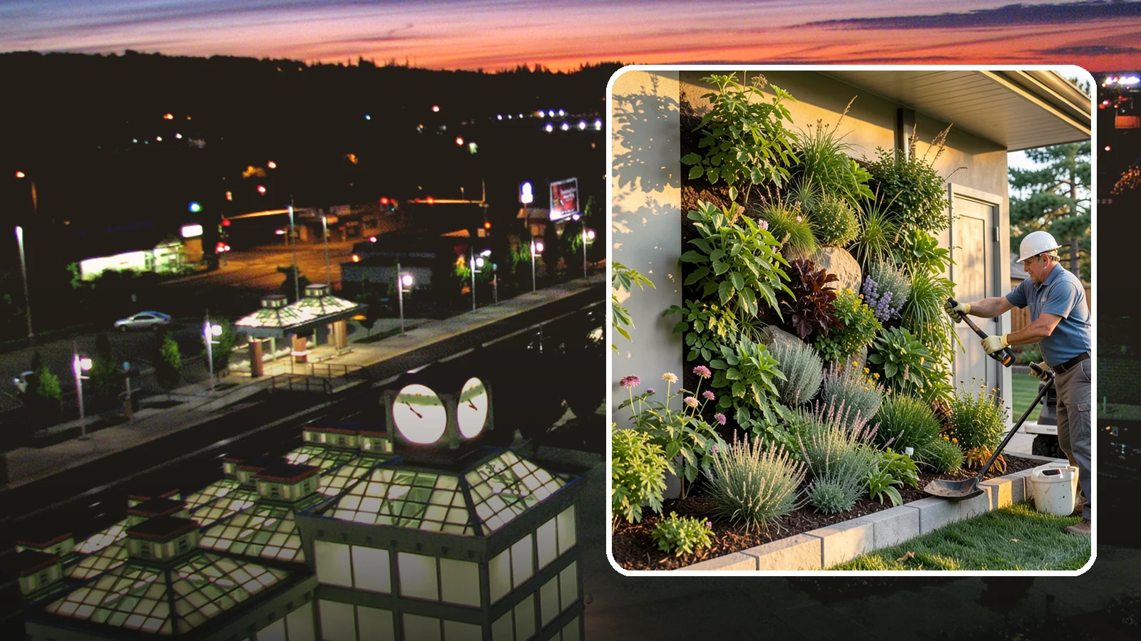 Living Wall Installation in Auburn, King County, WA - Vertical gardens and green walls that bring lush plantings to walls and fences, indoors or out.
