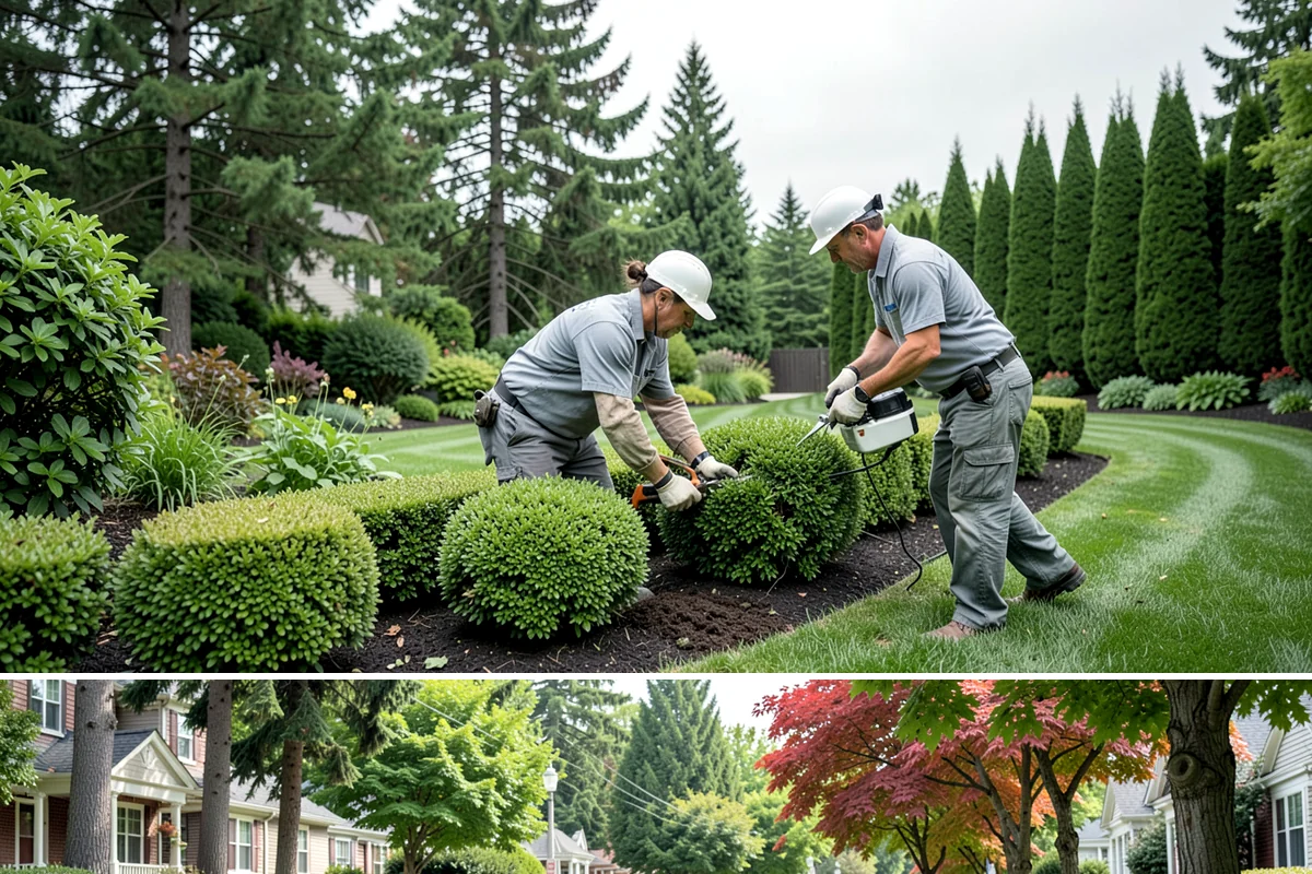 Living Wall Installation in Beaux Arts Village, King County, WA - Best installed spring through fall for exterior walls.