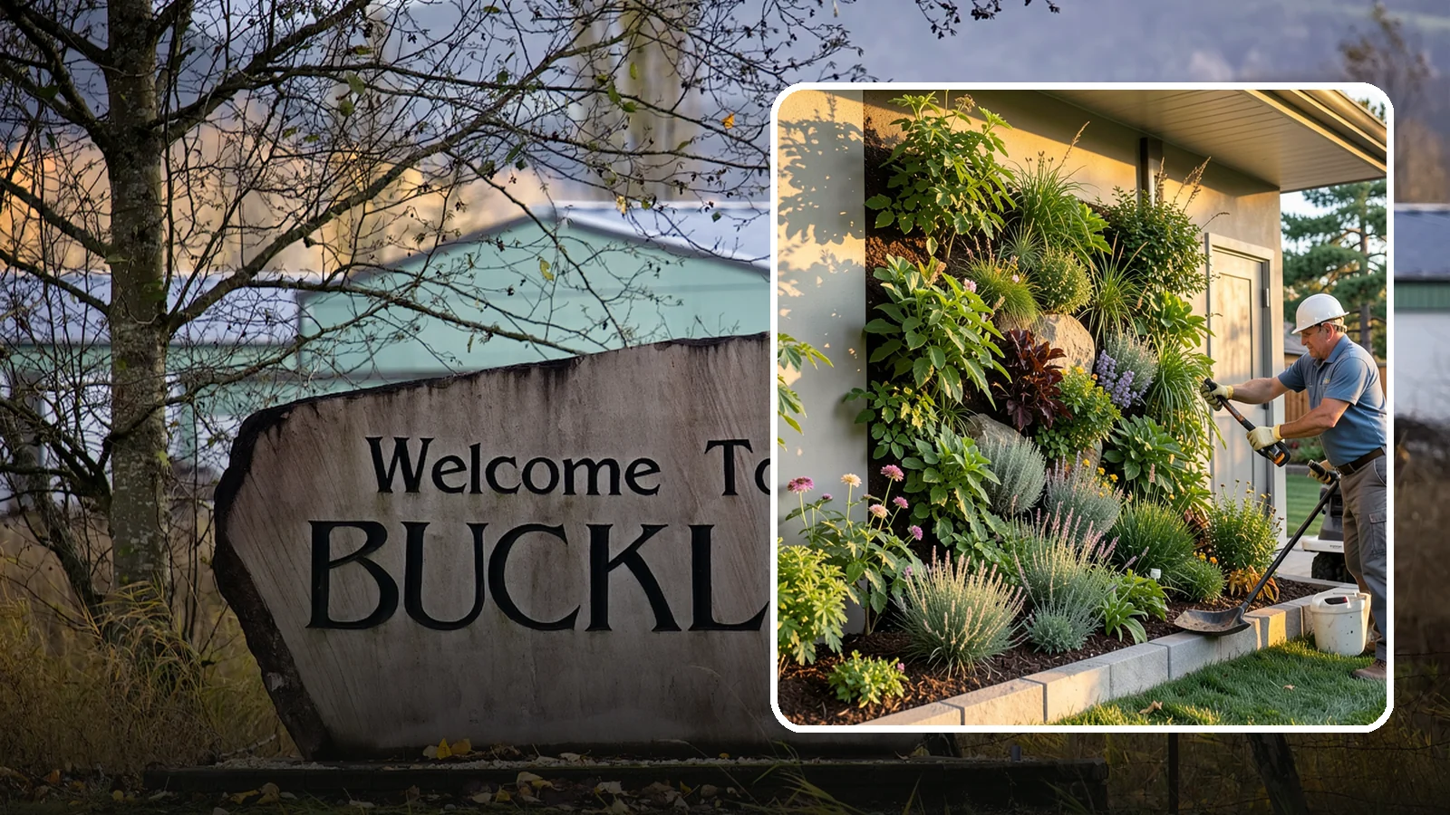 Living Wall Installation in Buckley, Pierce County, WA - Vertical gardens and green walls that bring lush plantings to walls and fences, indoors or out.