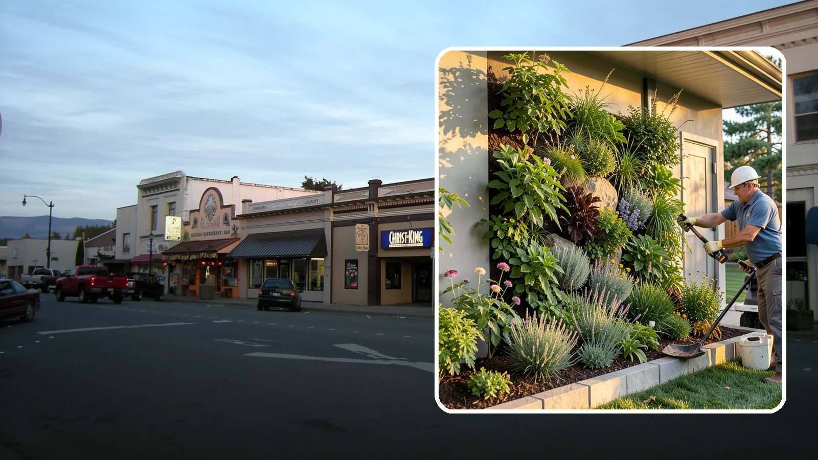 Living Wall Installation in Burlington, Skagit County, WA - Vertical gardens and green walls that bring lush plantings to walls and fences, indoors or out.