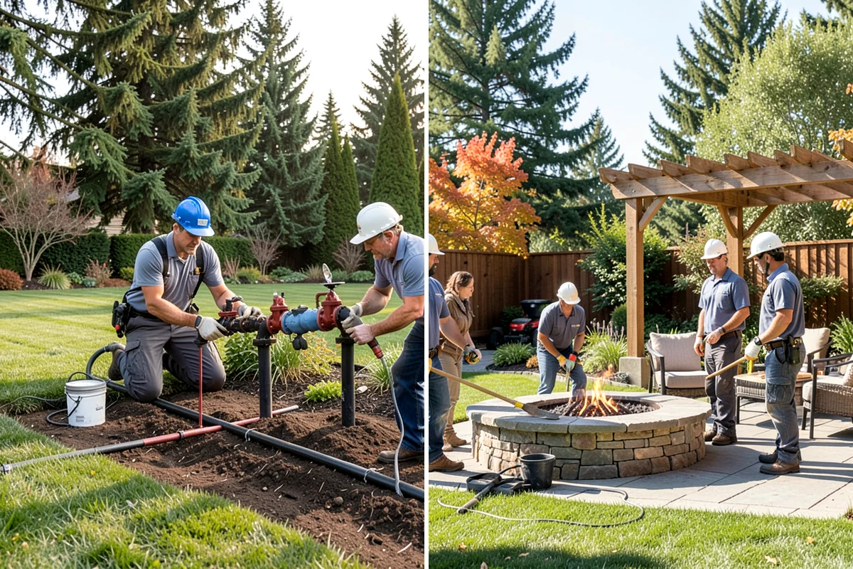 Living Wall Installation in Clyde Hill, King County, WA - Assess the wall and conditions