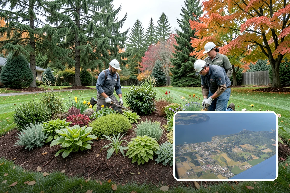 Living Wall Installation in Coupeville, Island County, WA - Greenery where there is no ground
