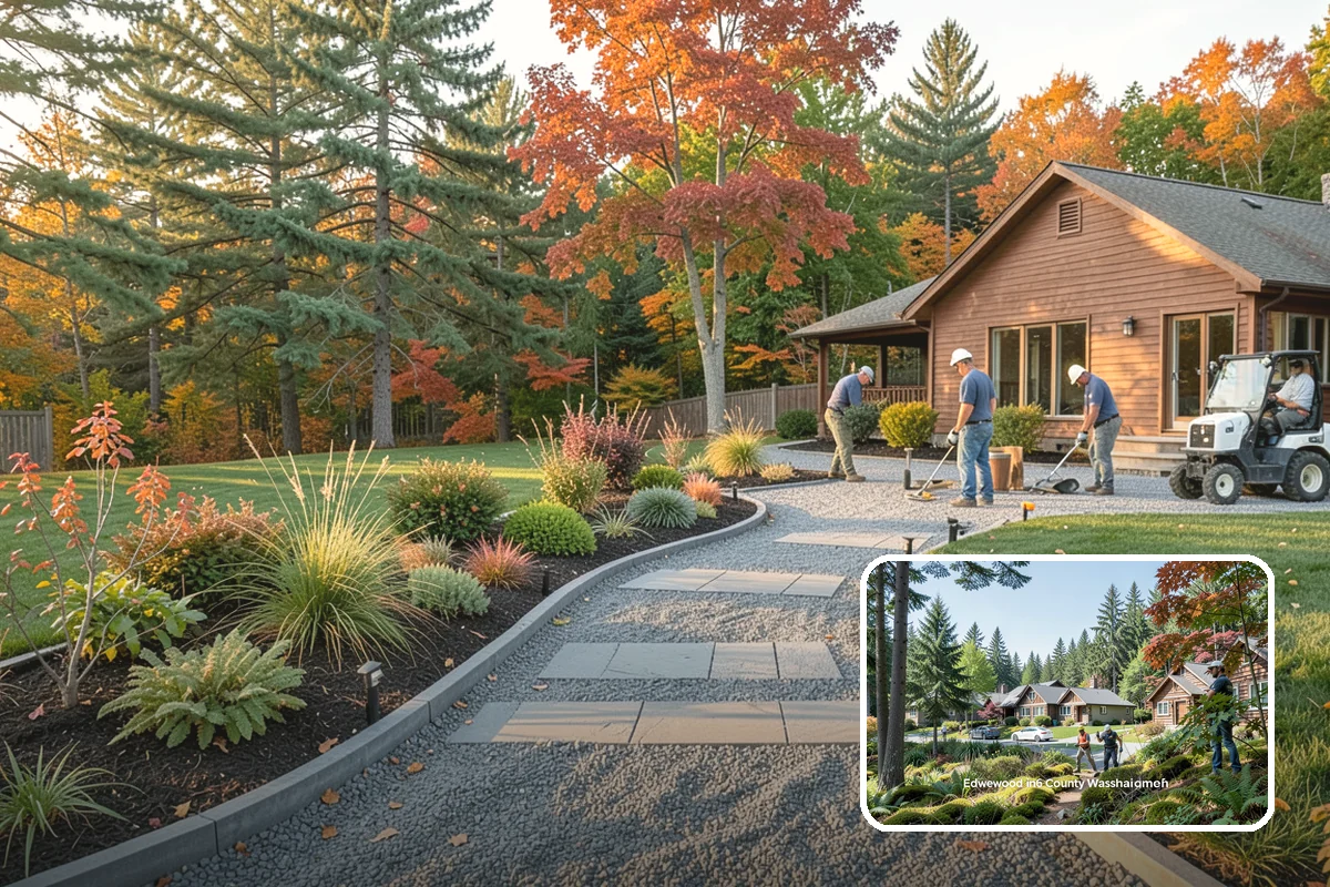 Living Wall Installation in Edgewood, Pierce County, WA - Greenery where there is no ground