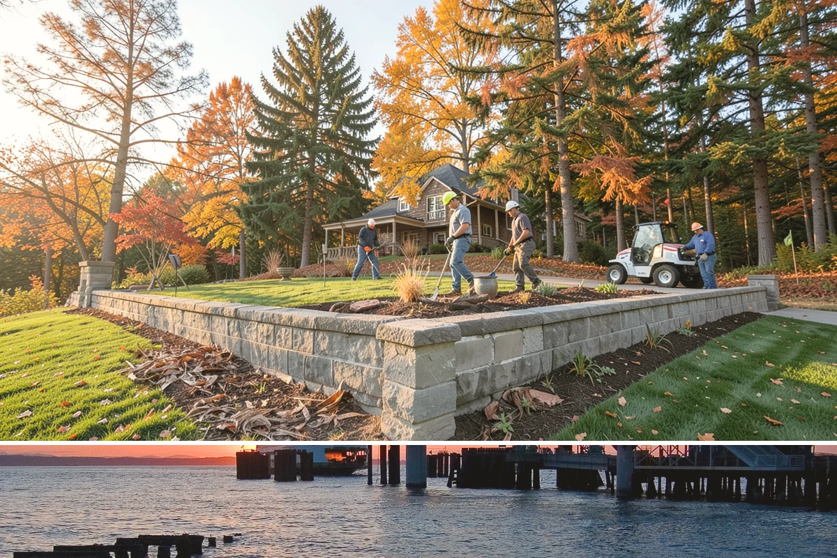 Living Wall Installation in Edmonds, Snohomish County, WA - Best installed spring through fall for exterior walls.