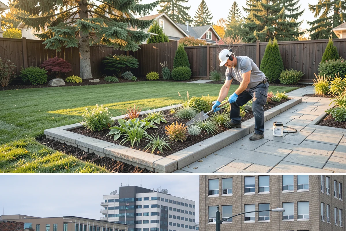 Living Wall Installation in Everett, Snohomish County, WA - Best installed spring through fall for exterior walls.
