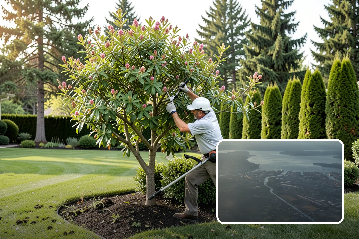 Living Wall Installation in Fife, Pierce County, WA - Greenery where there is no ground