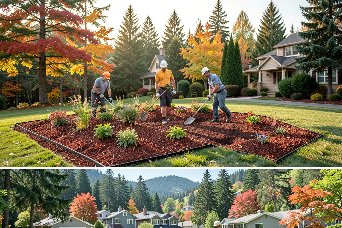 Living Wall Installation in Fircrest, Pierce County, WA - Best installed spring through fall for exterior walls.