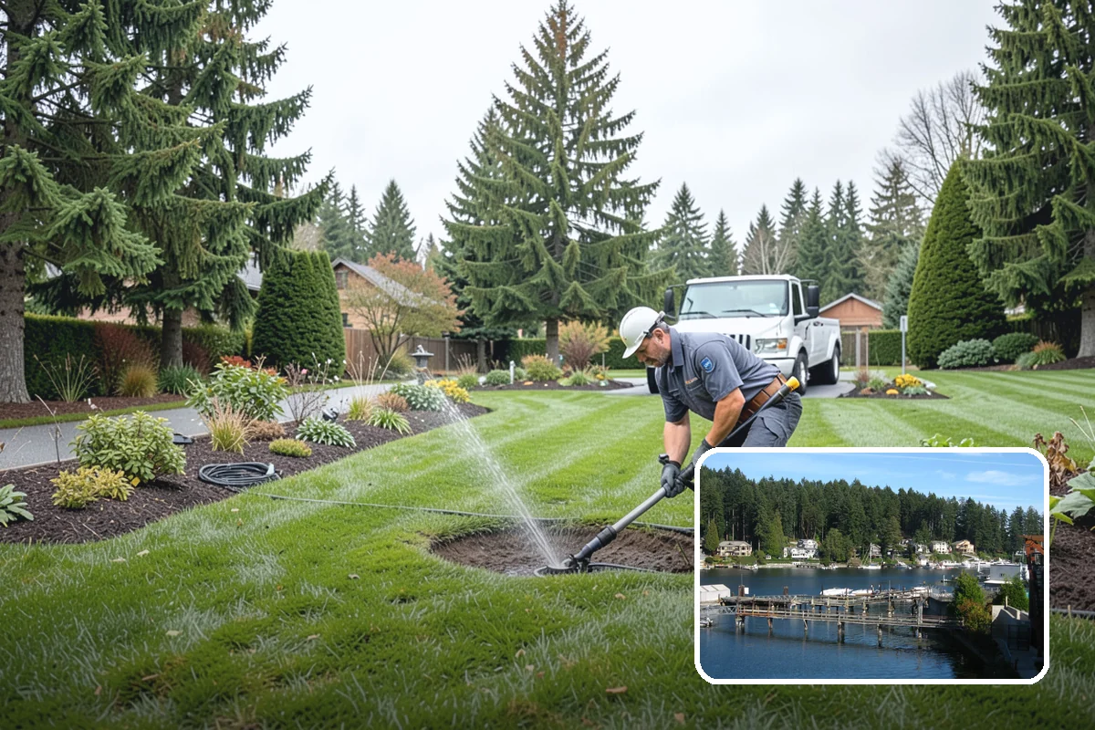 Living Wall Installation in Gig Harbor, Pierce County, WA - Greenery where there is no ground