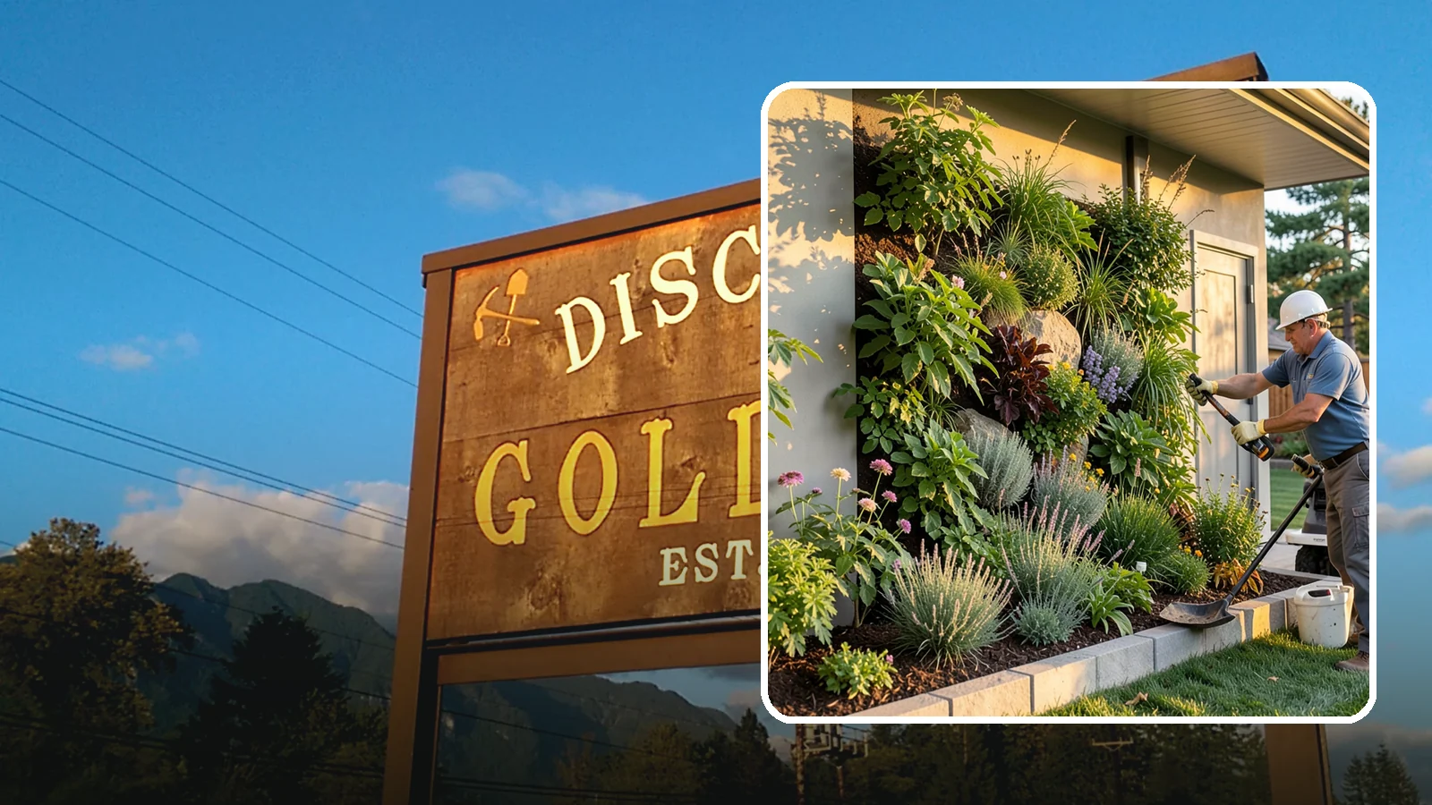 Living Wall Installation in Gold Bar, Snohomish County, WA - Vertical gardens and green walls that bring lush plantings to walls and fences, indoors or out.