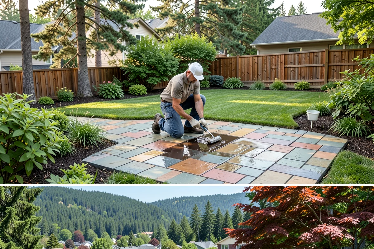 Living Wall Installation in Index, Snohomish County, WA - Best installed spring through fall for exterior walls.