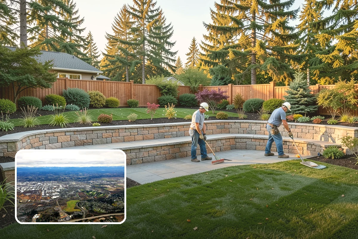 Living Wall Installation in Kent, King County, WA - Greenery where there is no ground