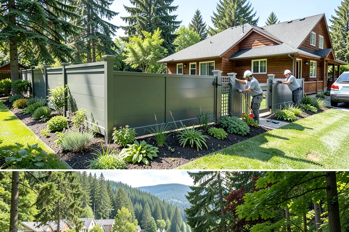 Living Wall Installation in Lake Forest Park, King County, WA - Best installed spring through fall for exterior walls.