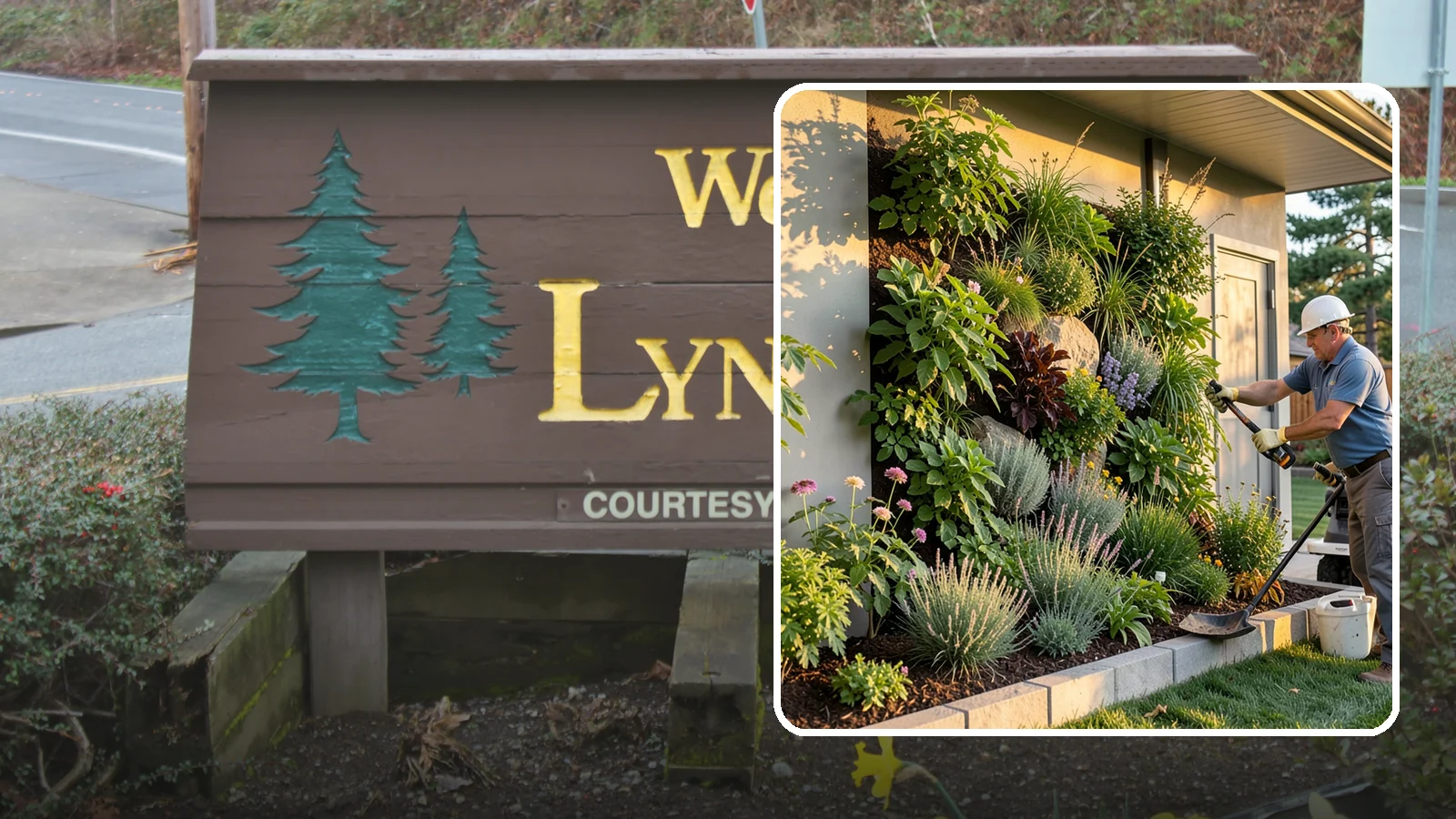 Living Wall Installation in Lynnwood, Snohomish County, WA - Vertical gardens and green walls that bring lush plantings to walls and fences, indoors or out.
