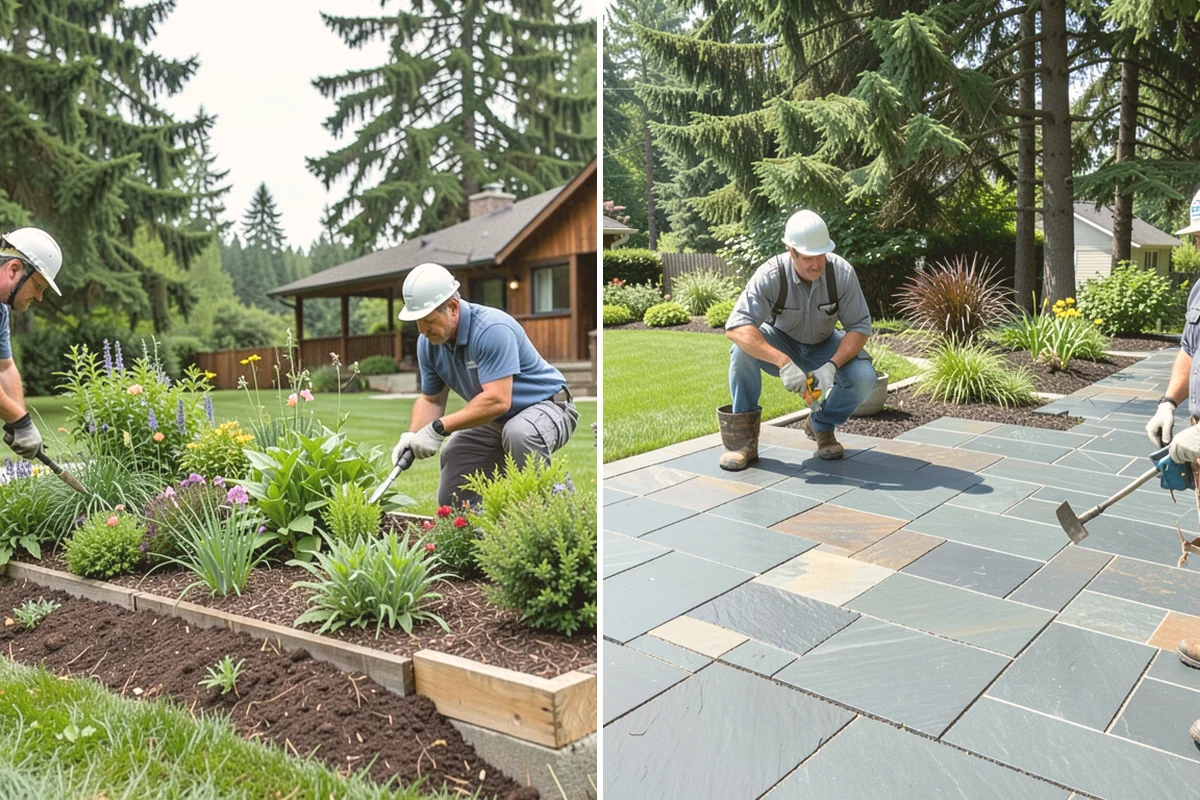 Living Wall Installation in Lynnwood, Snohomish County, WA - Assess the wall and conditions