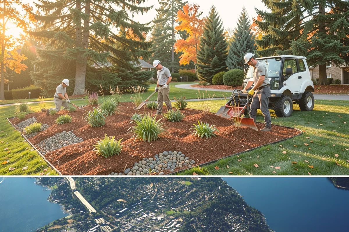 Living Wall Installation in Mercer Island, King County, WA - Best installed spring through fall for exterior walls.