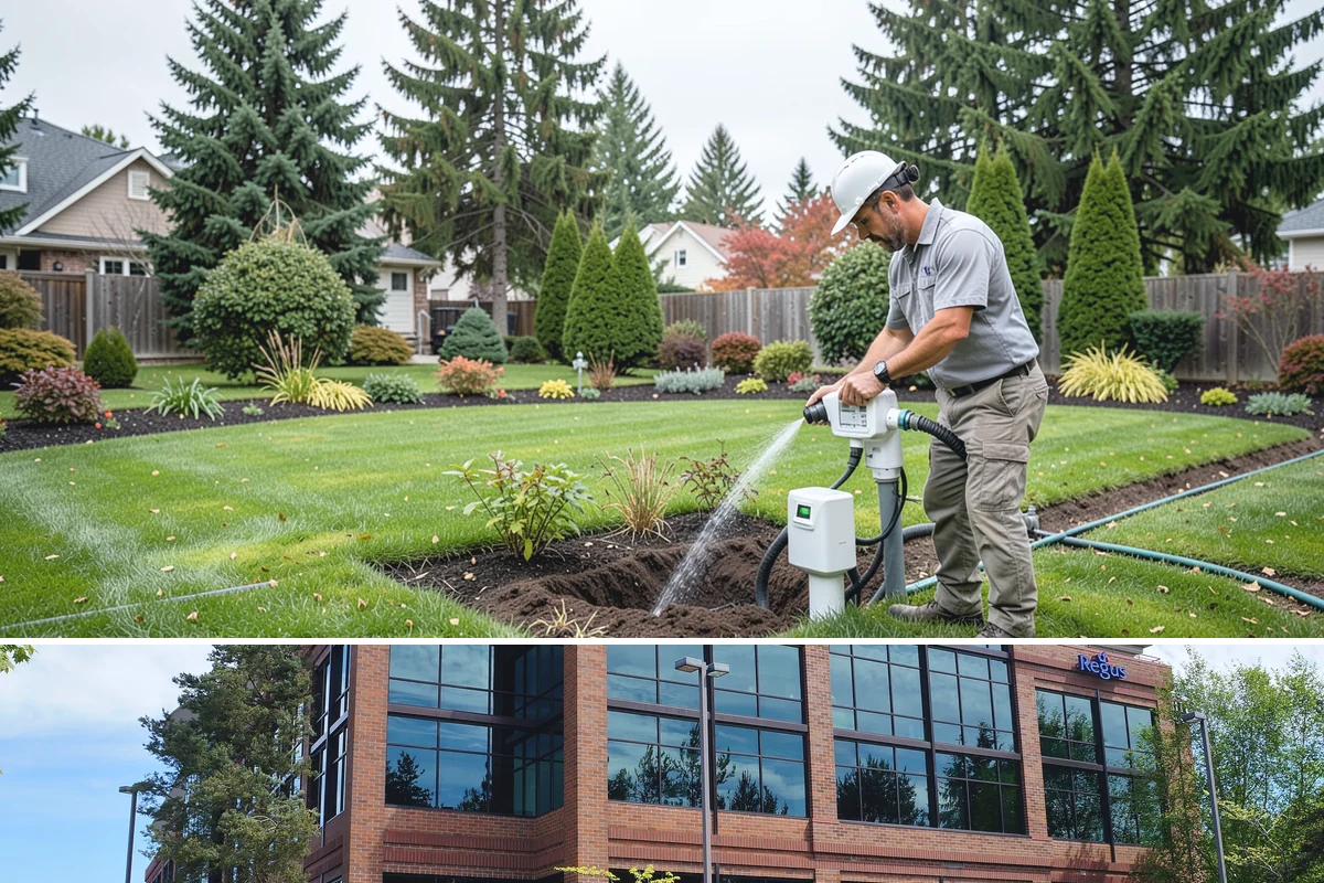 Living Wall Installation in Mountlake Terrace, Snohomish County, WA - Best installed spring through fall for exterior walls.