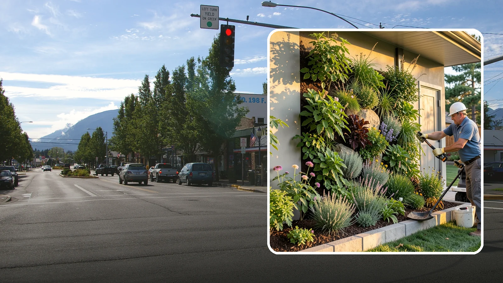 Living Wall Installation in North Bend, King County, WA - Vertical gardens and green walls that bring lush plantings to walls and fences, indoors or out.