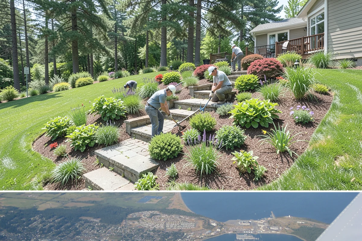 Living Wall Installation in Oak Harbor, Island County, WA - Best installed spring through fall for exterior walls.