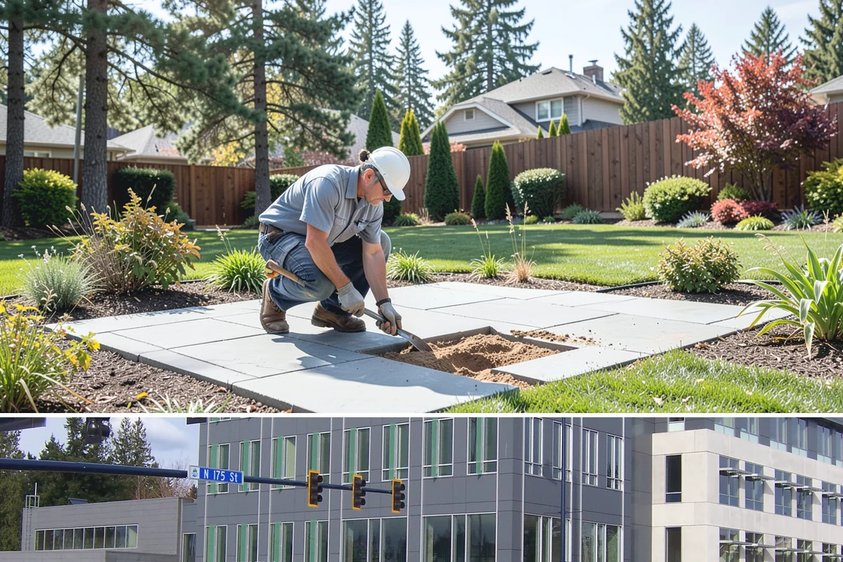 Living Wall Installation in Shoreline, King County, WA - Best installed spring through fall for exterior walls.