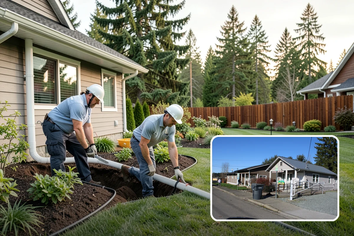 Living Wall Installation in South Prairie, Pierce County, WA - Greenery where there is no ground