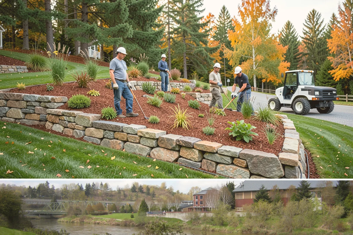 Living Wall Installation in Tukwila, King County, WA - Best installed spring through fall for exterior walls.