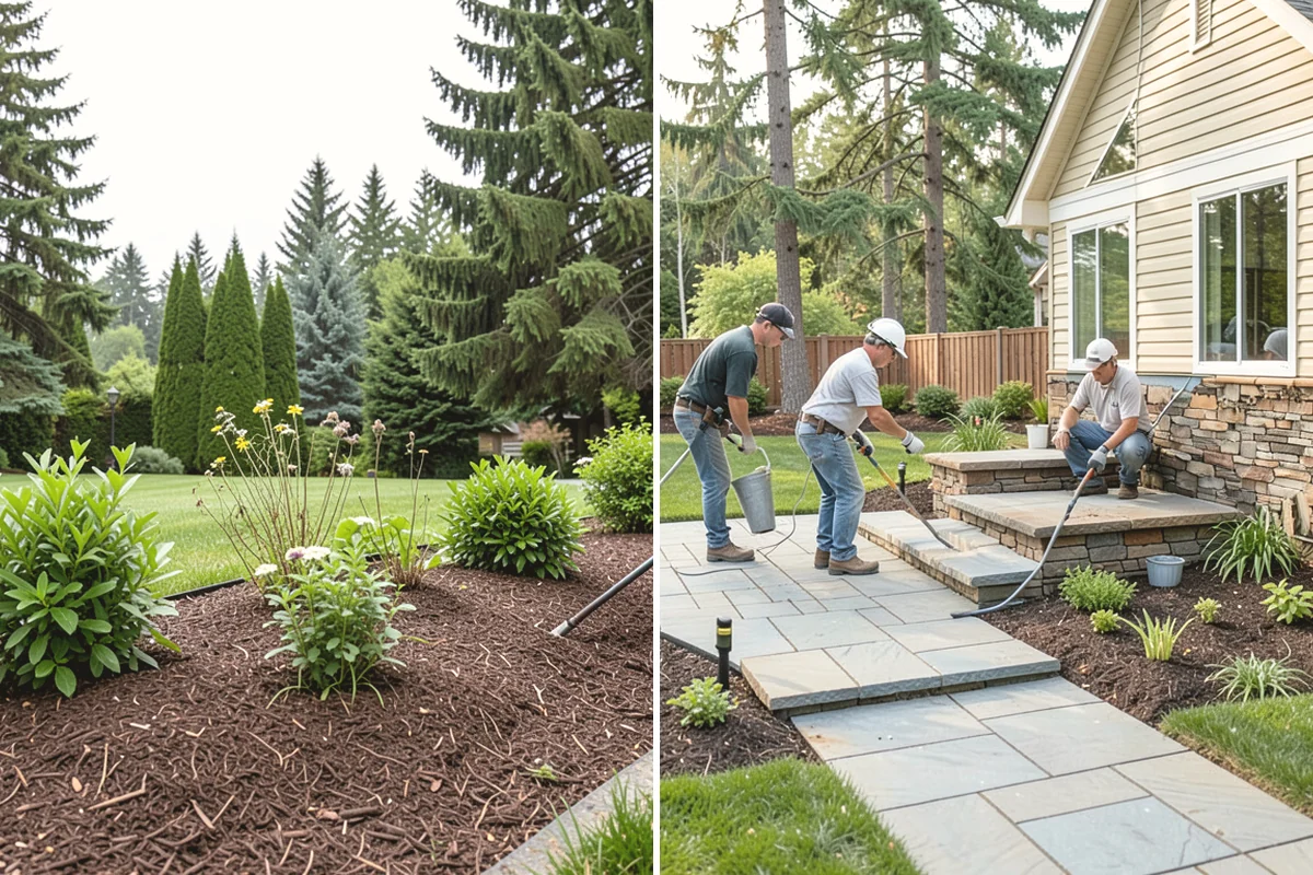 Living Wall Installation in University Place, Pierce County, WA - Assess the wall and conditions