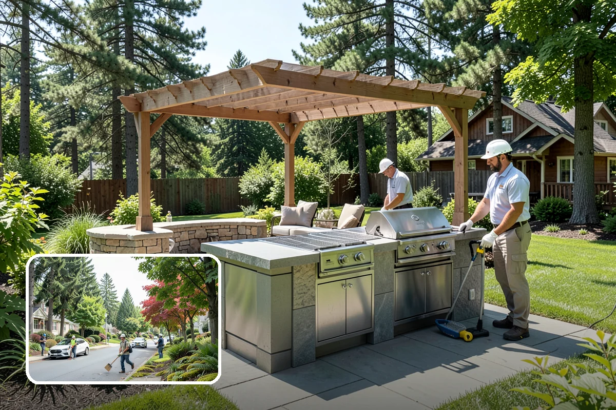 Low-Voltage Lighting in Beaux Arts Village, King County, WA - Safe 12-volt system