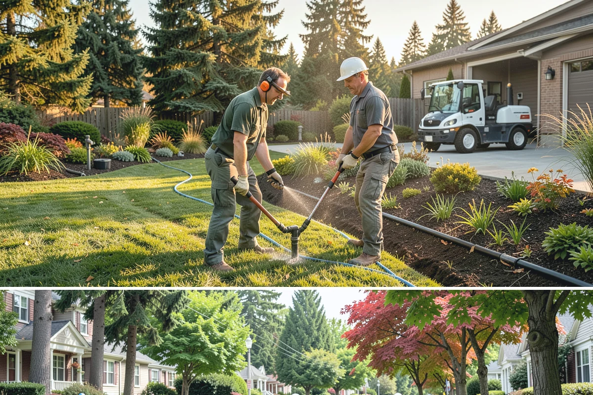 Low-Voltage Lighting in Beaux Arts Village, King County, WA - Can be installed year-round.