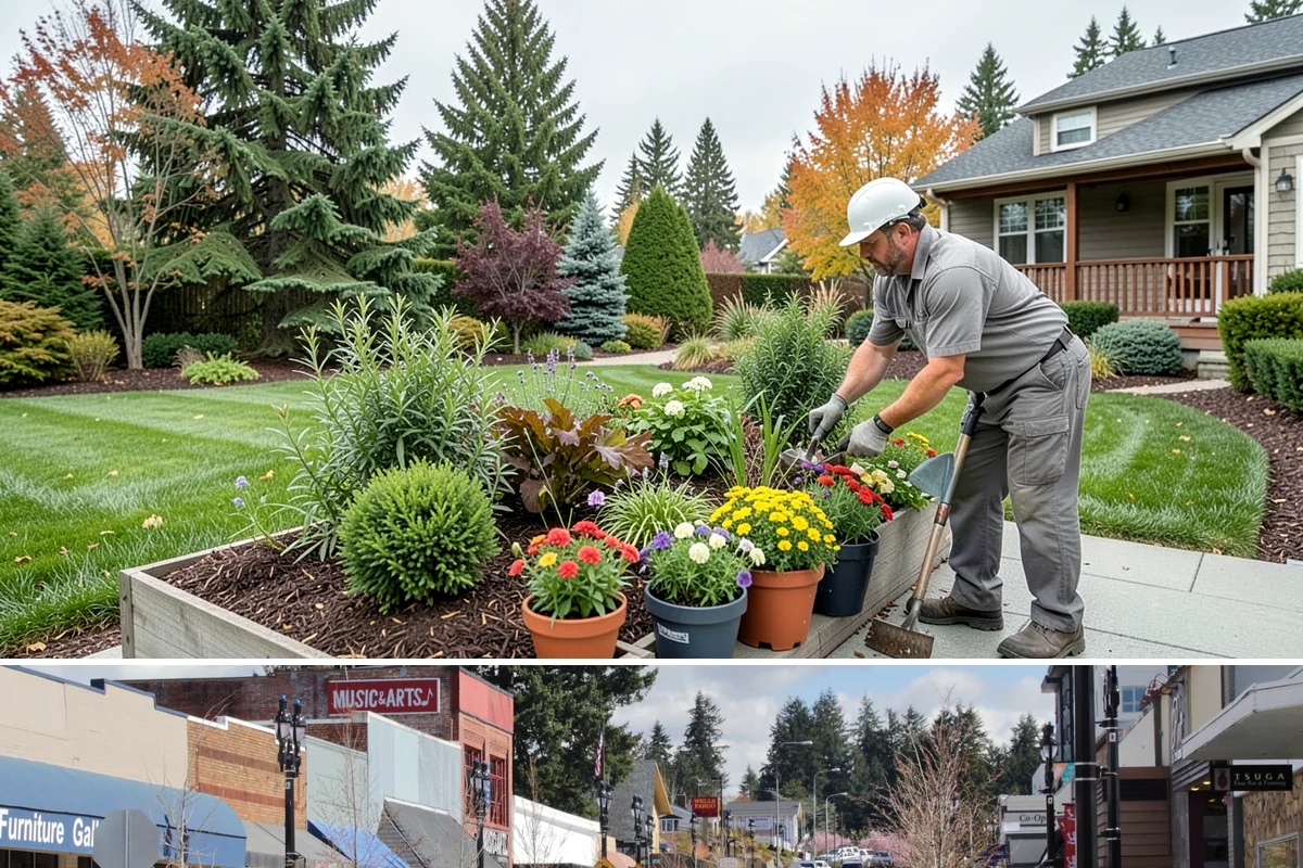 Low-Voltage Lighting in Bothell, King County, WA - Can be installed year-round.