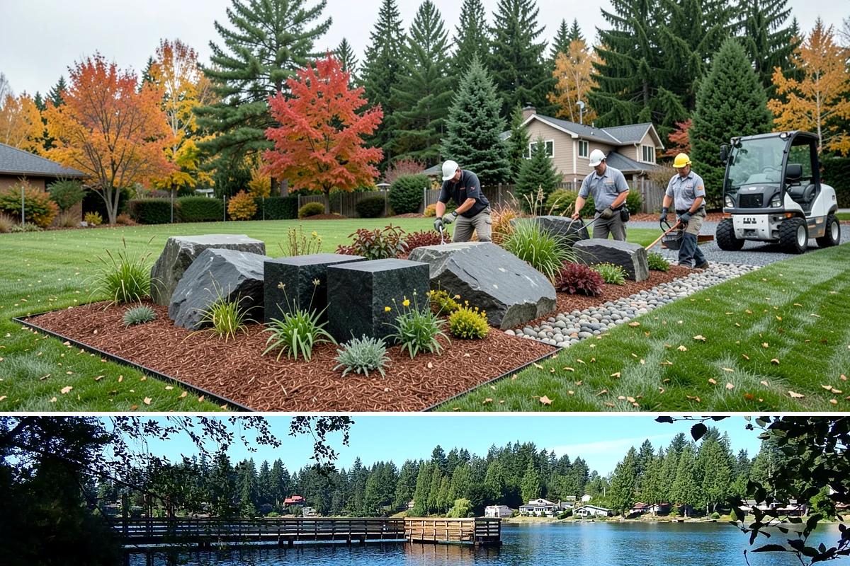 Low-Voltage Lighting in Federal Way, King County, WA - Can be installed year-round.