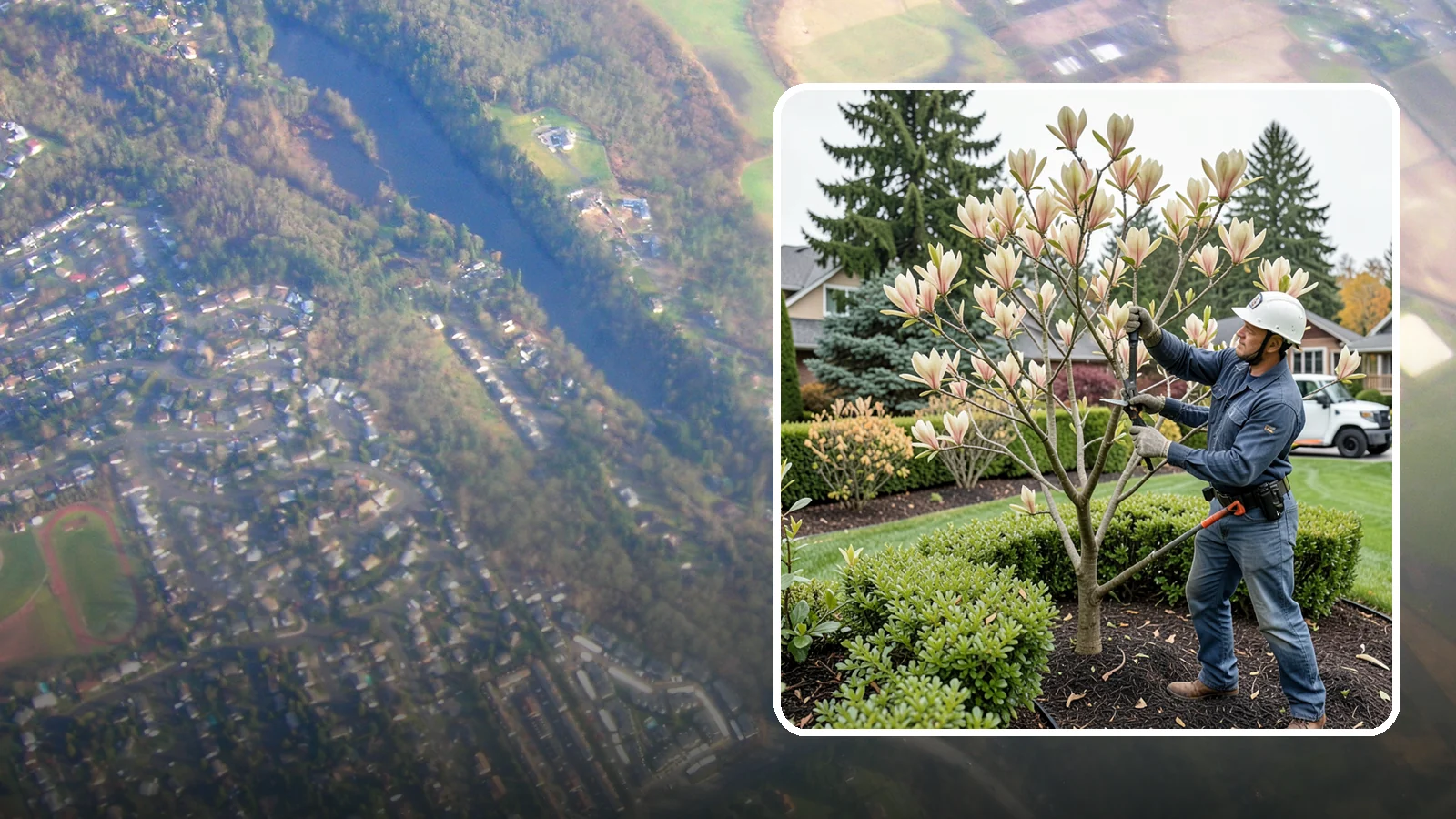 Magnolia Pruning in Algona, King County, WA - Minimal, careful pruning for magnolias, which resent heavy cuts and slow to heal.
