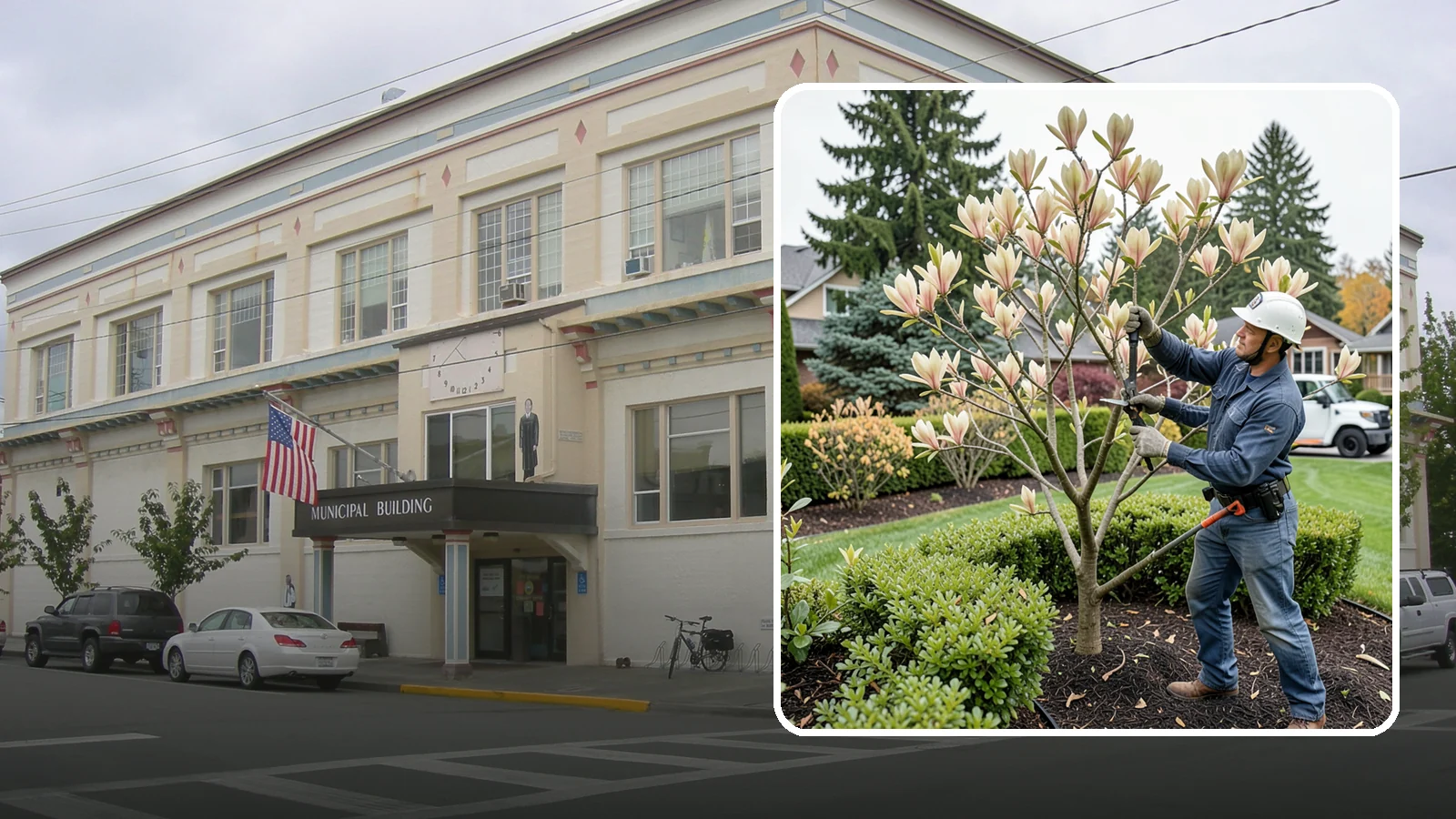 Magnolia Pruning in Anacortes, Skagit County, WA - Minimal, careful pruning for magnolias, which resent heavy cuts and slow to heal.