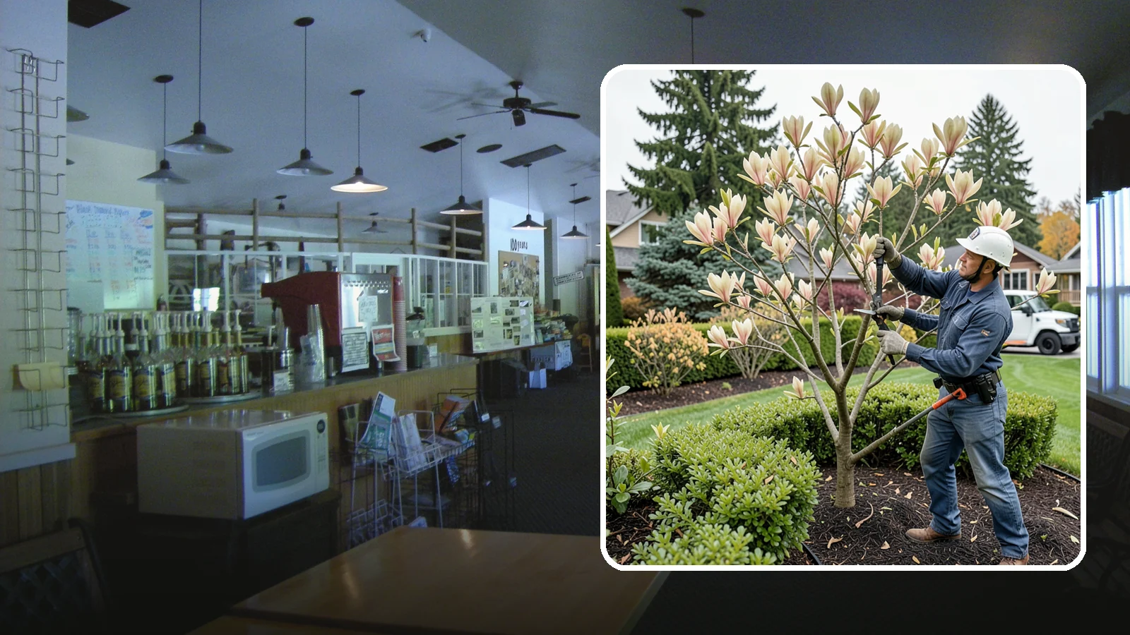 Magnolia Pruning in Black Diamond, King County, WA - Minimal, careful pruning for magnolias, which resent heavy cuts and slow to heal.