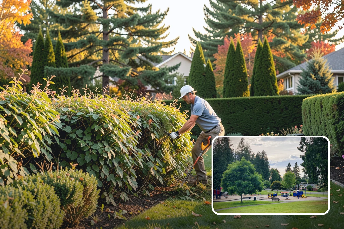 Magnolia Pruning in Bonney Lake, Pierce County, WA - Respects the magnolia's dislike of heavy cuts