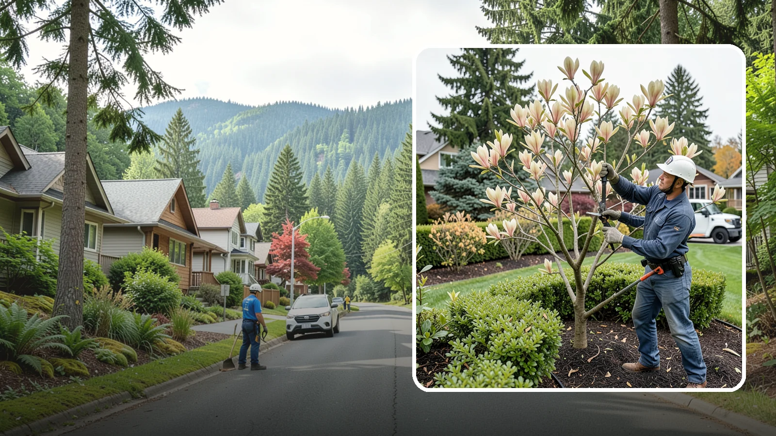 Magnolia Pruning in Darrington, Snohomish County, WA - Minimal, careful pruning for magnolias, which resent heavy cuts and slow to heal.