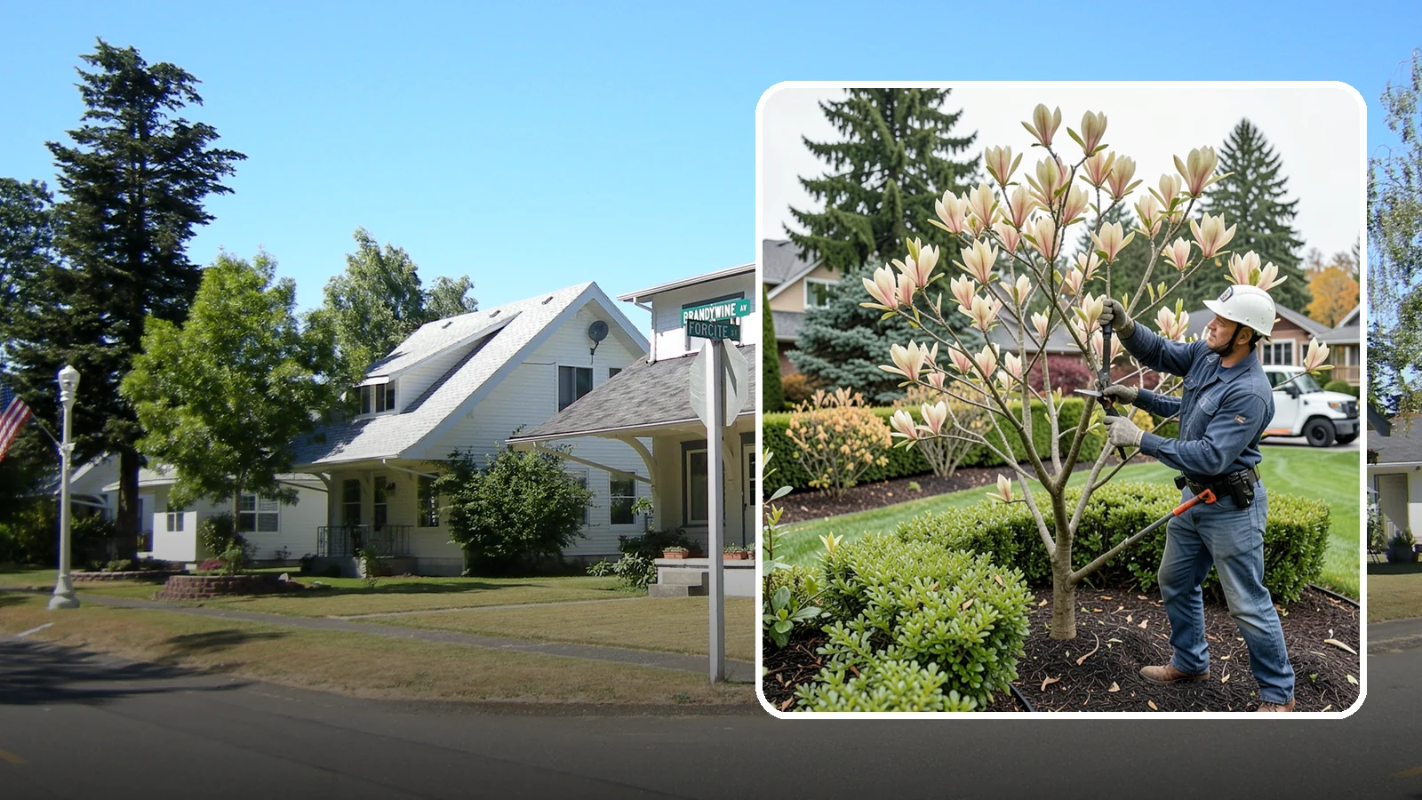 Magnolia Pruning in DuPont, Pierce County, WA - Minimal, careful pruning for magnolias, which resent heavy cuts and slow to heal.